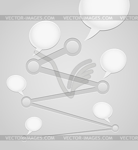 Infographic template for content - vector image