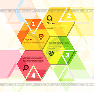 Abstract geometric design - vector image