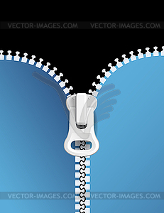 Zipper background - vector image