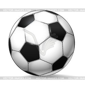 Классический Футбольный мяч - клипарт в формате EPS