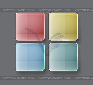 Abstract tile interfase template - vector clipart