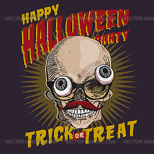 Halloween Party design template - vector clipart