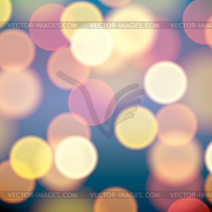 Christmas lights blurred background - vector clipart