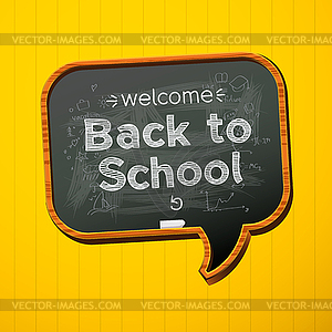 Back to school - vector clipart