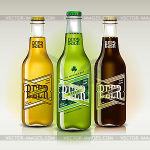 Beer set for St Patrick`s Day - vector image