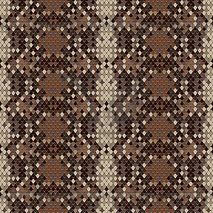 Snake skin reptile seamless pattern - vector image