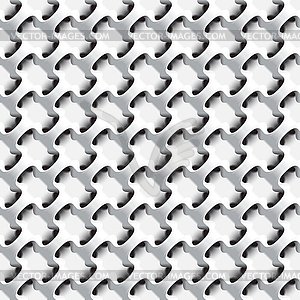 Geometric abstract seamless pattern - vector clip art