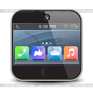 Mobile phone icon,  - vector clipart