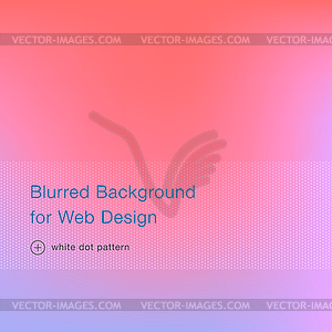 Elegant pink blurred background for web design - vector image