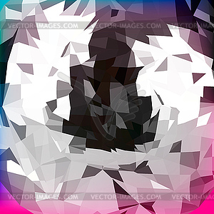 Abstract polygonal background for design - vector image