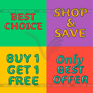 Hot Sale poster,  - vector clipart