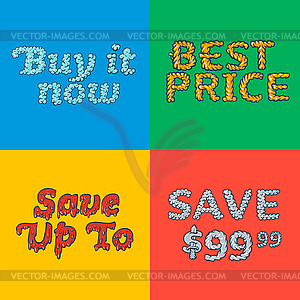 Hot Sale poster,  - color vector clipart