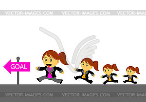 Businesswoman - vector clipart