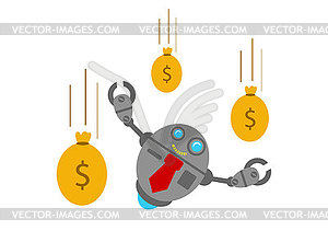 Robot - vector clipart