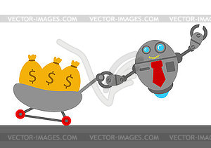 Robot - vector clipart