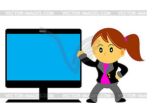 Businesswoman - vector clipart