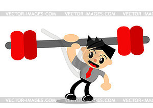 Businessman activity - vector clipart