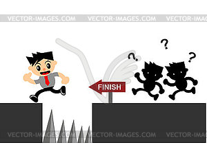 Businessman activity - vector image