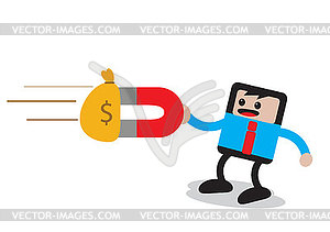 Businessman cartoon character - vector image