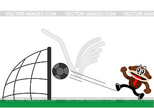 Cartoon Monkey in Business Themes - vector clipart / vector image