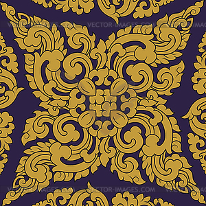 Seamless pattern baroque - vector clipart