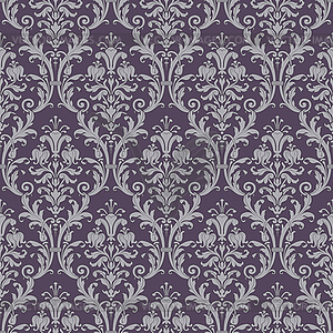 Damask seamless pattern - vector clip art