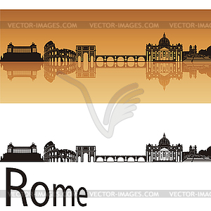 Rome Skyline - vector image