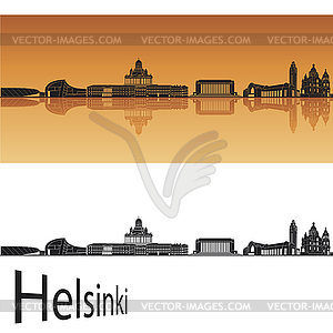 Хельсинки горизонта - клипарт в векторном формате