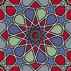 Arabesque seamless pattern - vector clip art