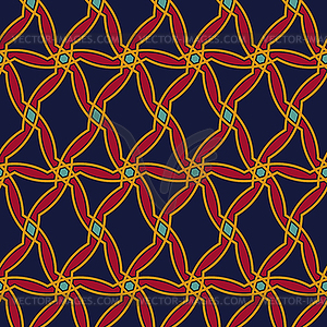 Arabesque seamless pattern - vector clipart
