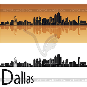 Dallas skyline - vector image