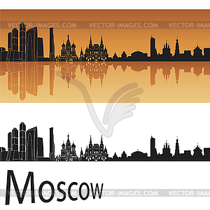 Moscow skyline - royalty-free vector image