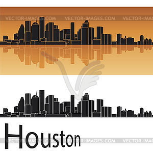 Houston skyline - vector image