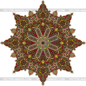 Arabic circular pattern - vector clipart