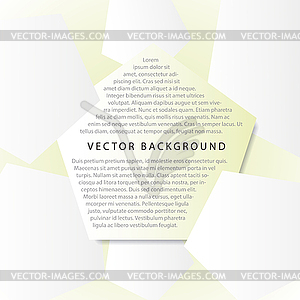 Background with pentagones - stock vector clipart