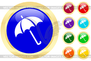 Icon of umbrella - vector clip art