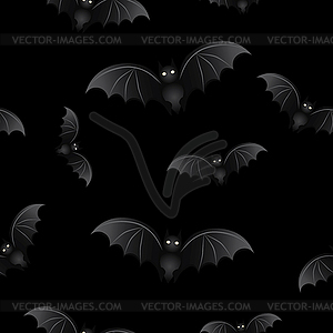 Halloween background Bats - vector clipart