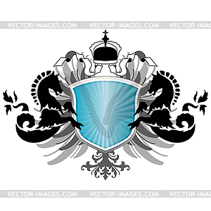 Arms with an sea fads - vector image