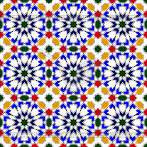 Mosaic in Islamic design - vector image