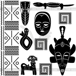 Ancient African pattern - royalty-free vector image