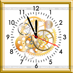 Wite clock - vector clip art