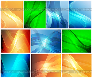 Color block abstract background Royalty Free Vector Image