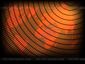 Абстрактной темном фоне - изображение в векторном виде