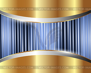 Abstract metallic background  - vector clipart