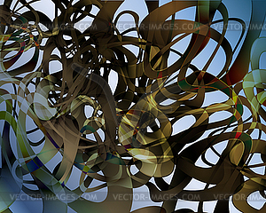 Abstract plexus - vector clip art