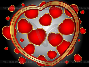 Abstract romantic background - vector image