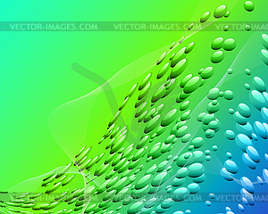 Background with drops - vector clip art