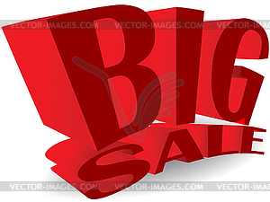 Big Sale - vector clipart