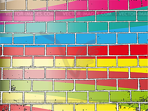 Colorful wall - vector EPS clipart