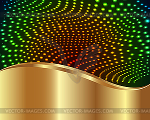 Golden bright background - vector EPS clipart